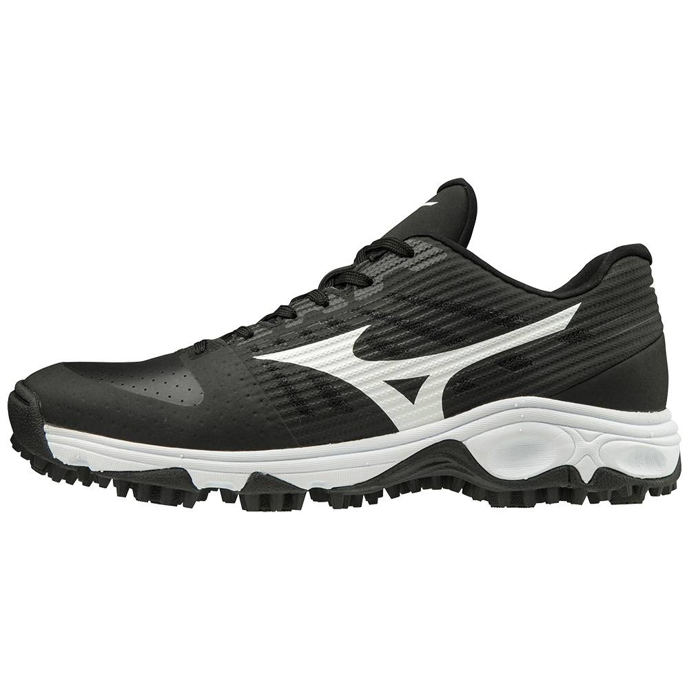 Panske Botasky Mizuno Ambition All Surface Nizke Turf Čierne/Biele Vypredaj DXFY49678